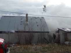 Пожарные отбили от огня частный дом в Саратове