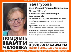 В Саратовской области разыскивают пенсионерку, ушедшую в лес 