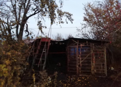 В селе под Энгельсом сгорели две дачи