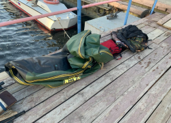 Саратовские спасатели вытащили из Волги пьяного рыбака с уловом