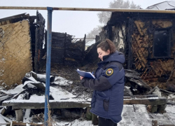 В саратовском селе сгорел дом вместе с хозяином