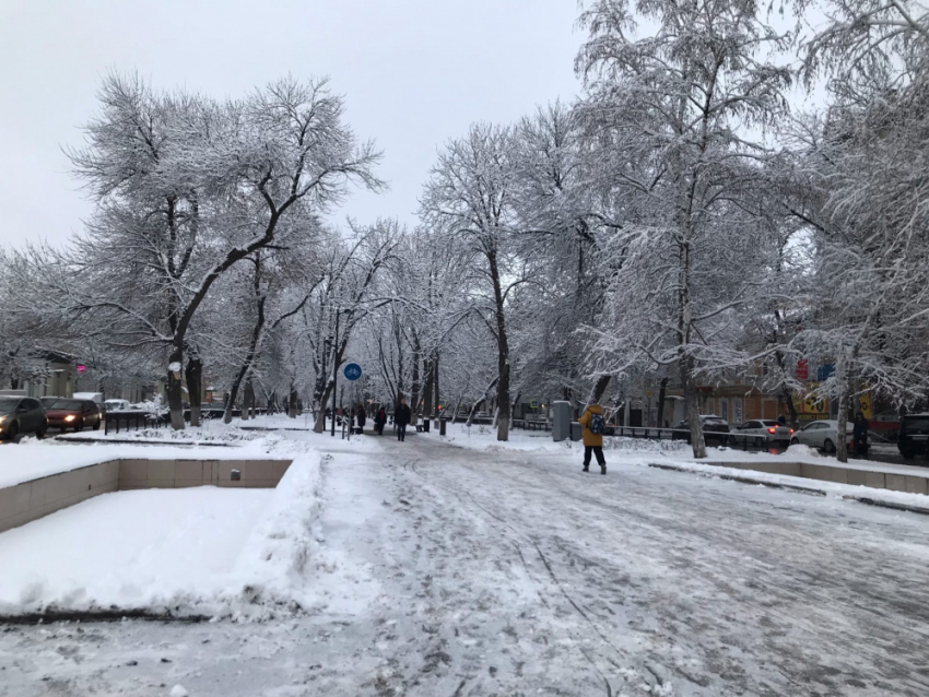 В понедельник в Саратовской области ожидается снег и туман