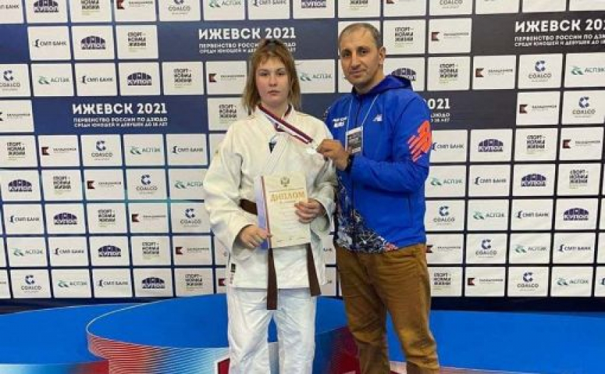 Анна Петрунина завоевала серебряную медаль на первенстве России по дзюдо