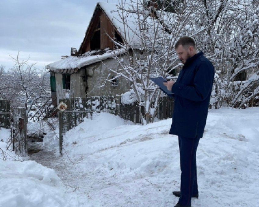 В Октябрьском районе на пожаре сгорел неизвестный мужчина